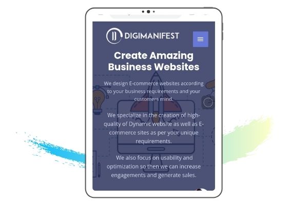Build mobile responsive wordpress website